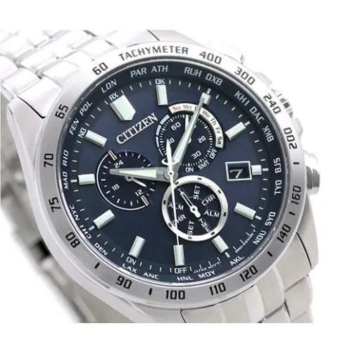 Sapphire Chronograph Alarm CB5870-91L Blue Dial Men´s Watch by Citizen