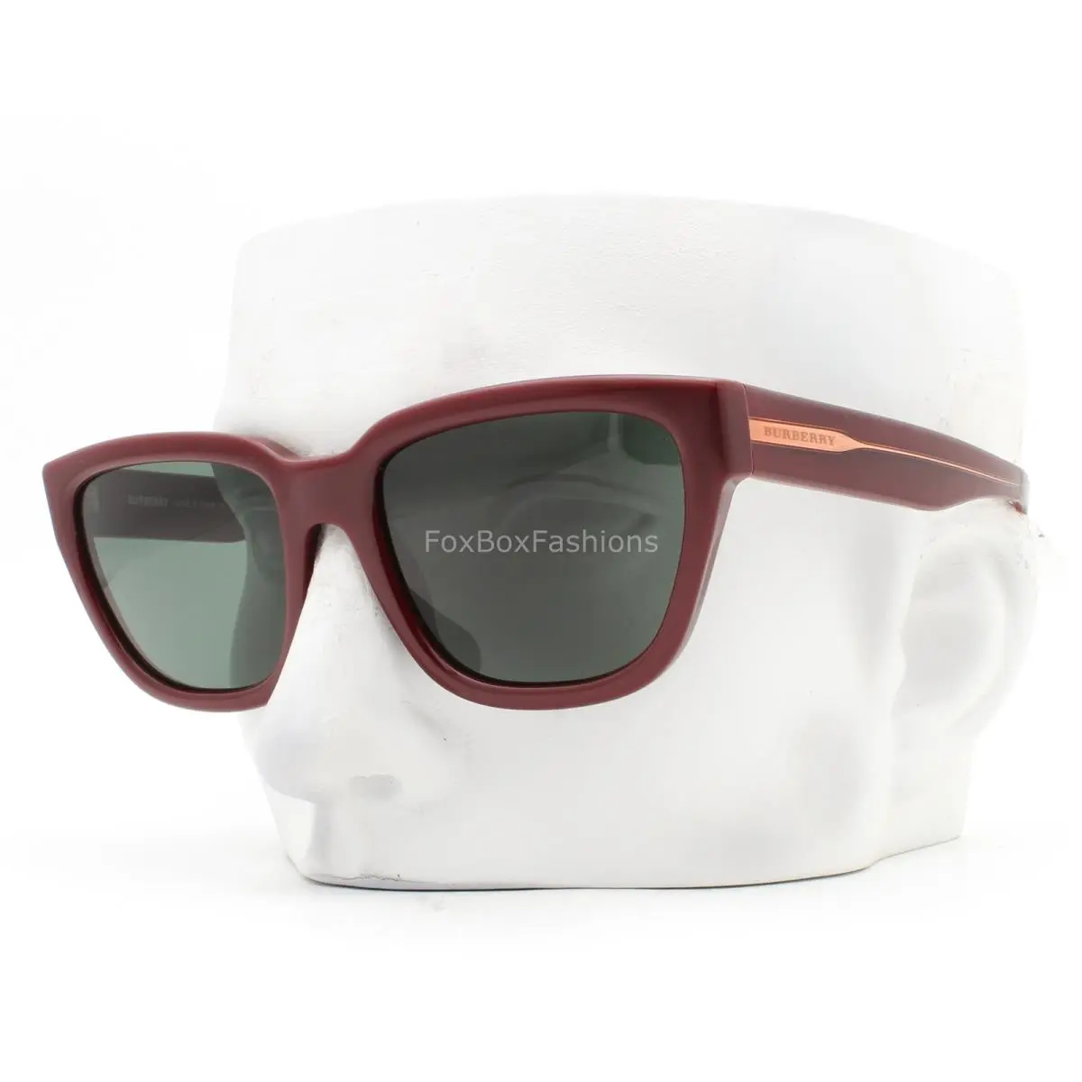 Mammoth Sunglasses Dark Burgundy Red Green Tint B 4277 3760/3H W/case by Burberry
