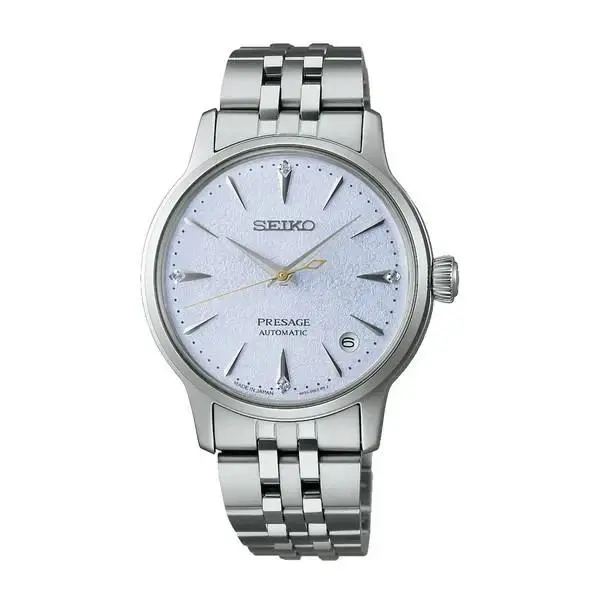 Seiko SRPL61 Presage Cocktail Time Automatic Men`s Watch Light Blue Dial