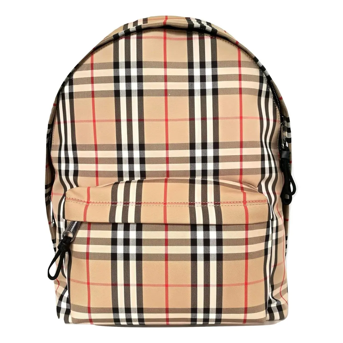 Jett Women`s Signature Vintage Check Backpack Beige Size Large by Burberry