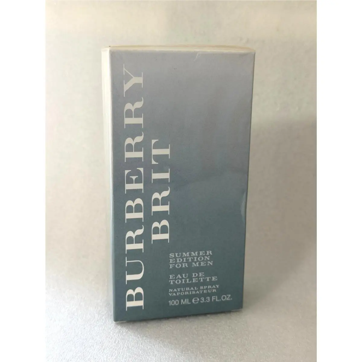 Burberry Brit Summer Edition For Men 3.3 oz Eau De Toilette Spray