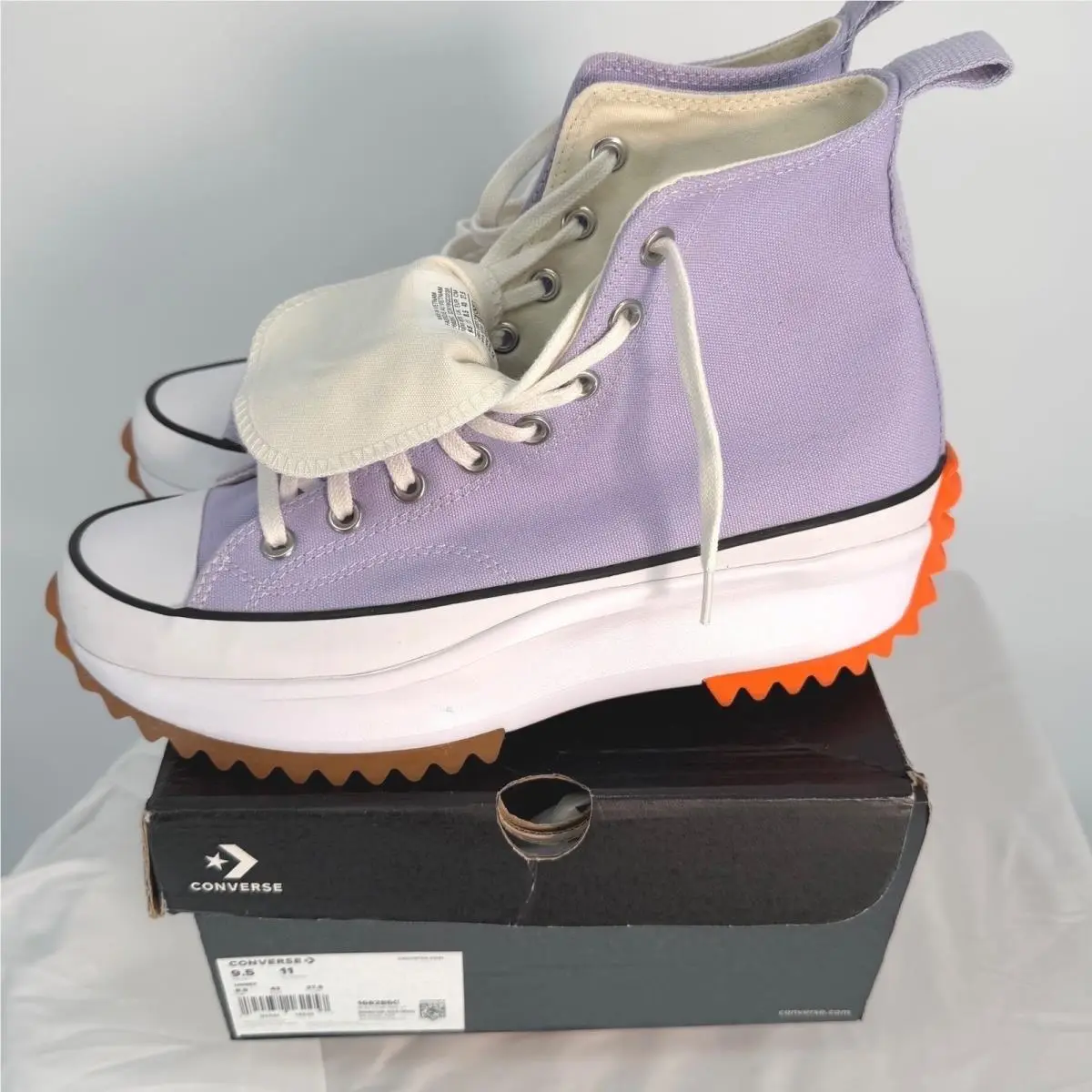 Converse shoes - Run Star Hike High Top - Purple 11
