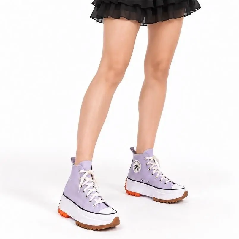 Converse Run Star Hike High Top Oxygen Purple Platform Sneakers 11 Unisex 92-01