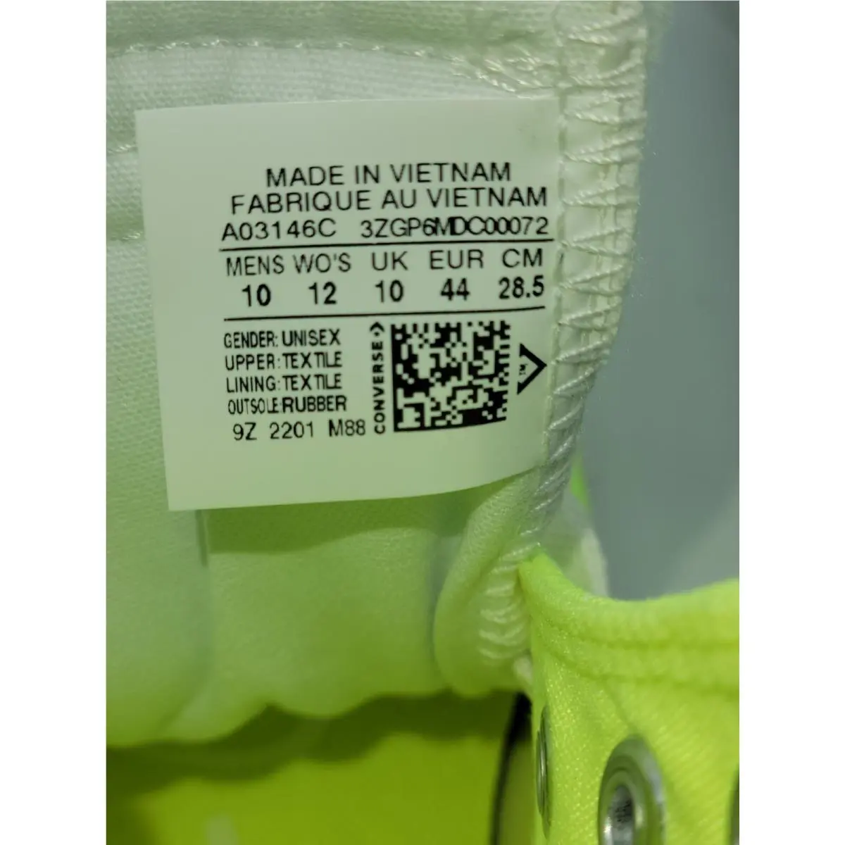 Converse shoes - Converse UNT1TL3D - A03146C - Yellow (UPC: 194433667166) 10