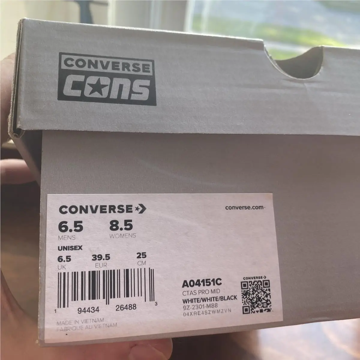 Converse shoes - Converse Chuck Taylor All Star Pro - A04151C - White (UPC: 194434264883) 10