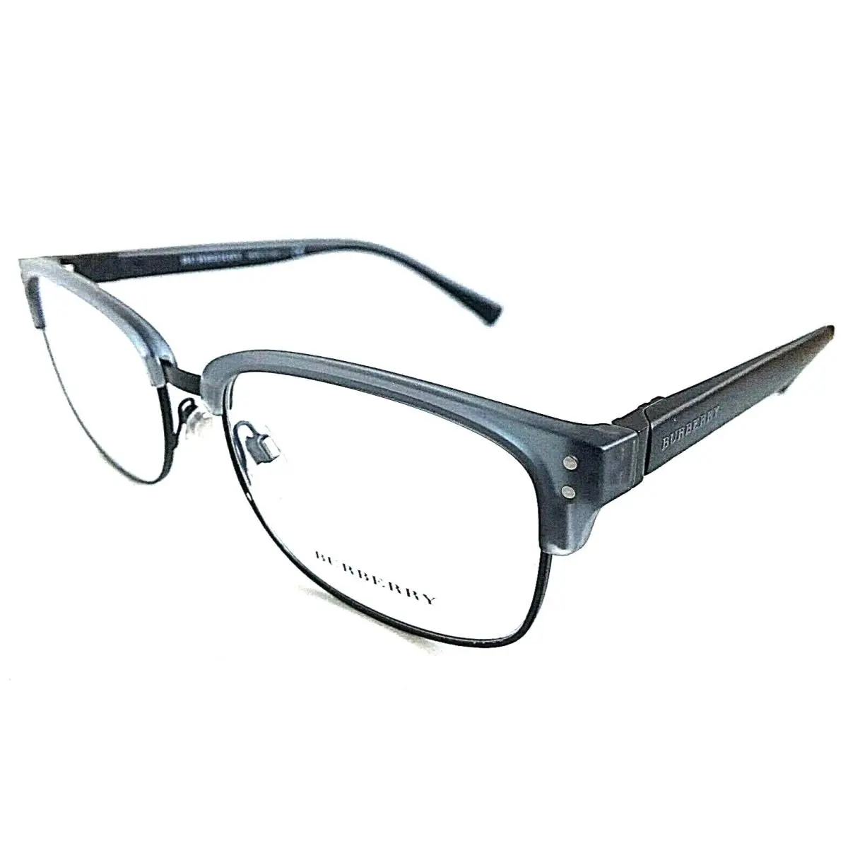 B 2253 3640 Grey Black 54mm Men`s Eyeglasses Frames by Burberry