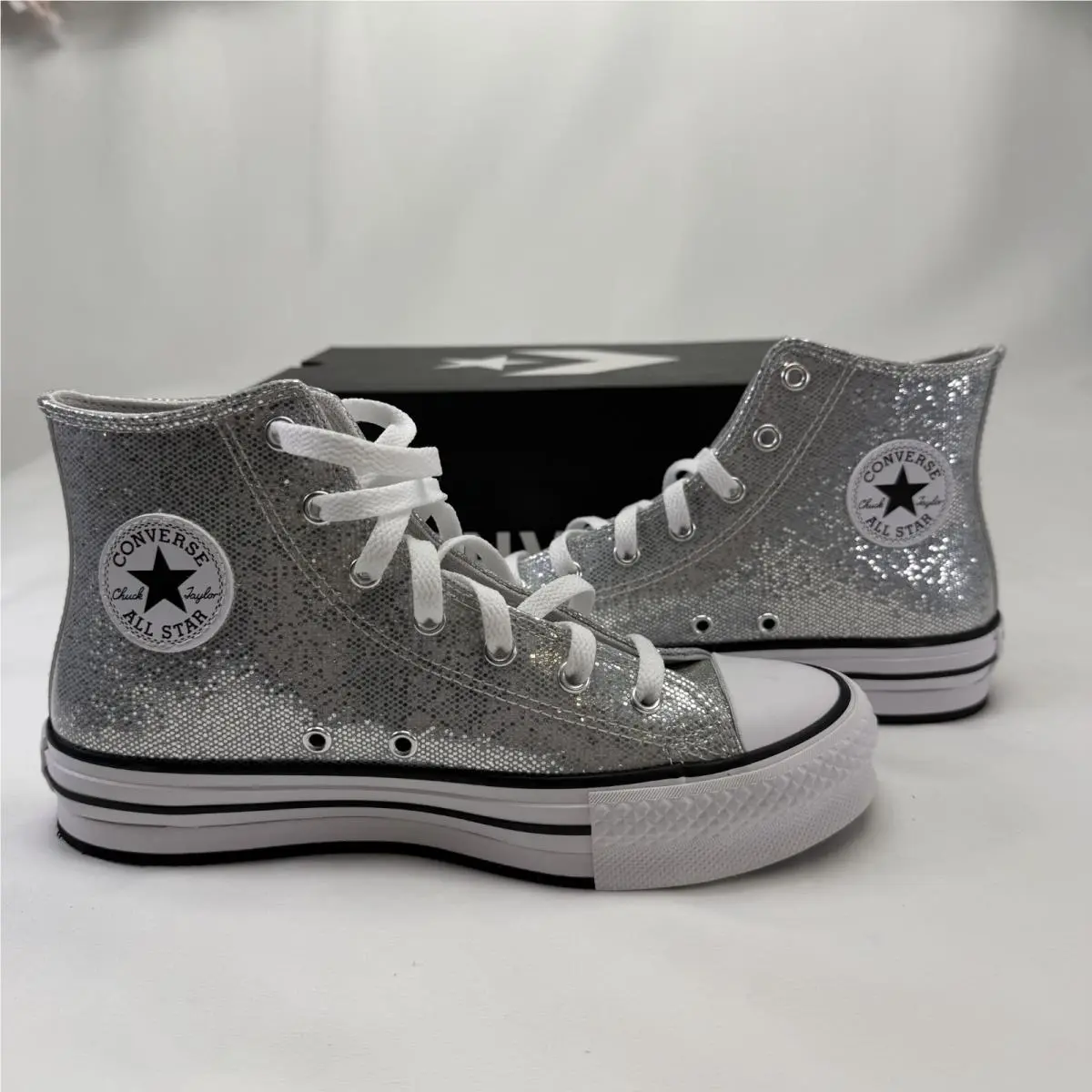 Converse shoes - Converse Chuck Taylor All Star Lift - Silver 3