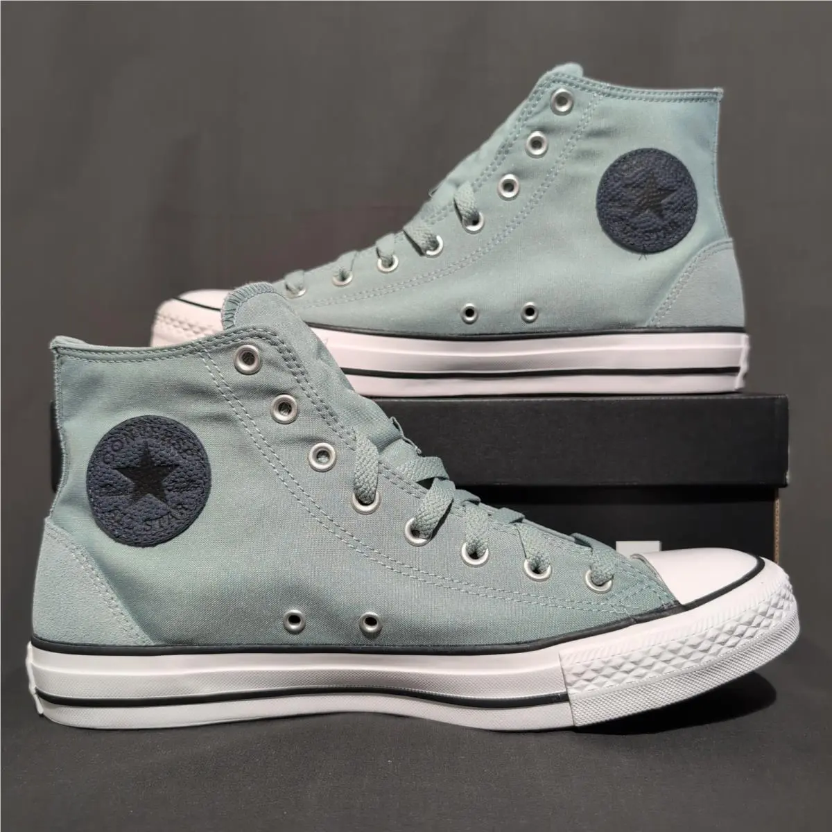 Converse Chuck Taylor All Star Hi Polyester Suede Sneaker Men`s 11 Teal