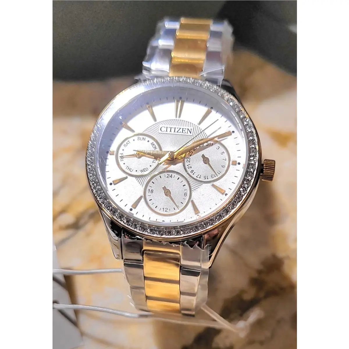 Women`s Two-tone Stainless Steel Bracelet Watch 36mm Limited Edition by Citizen