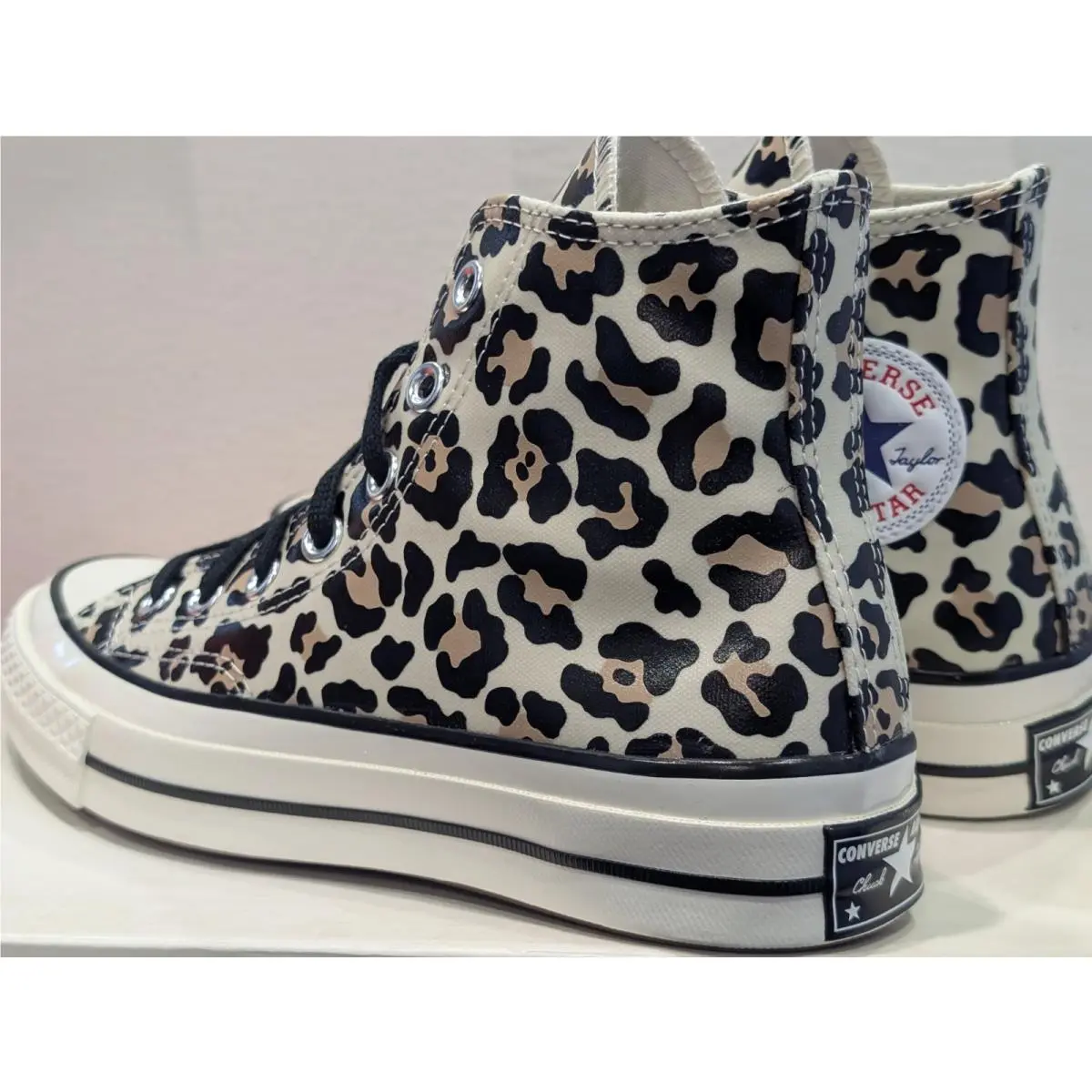 Converse shoes - Converse Chuck 70 Hi - Chuck - A13436C - White / Leopard Print, Manufacturer: Egret / Light Fawn - Black (UPC: 194435347097) 21