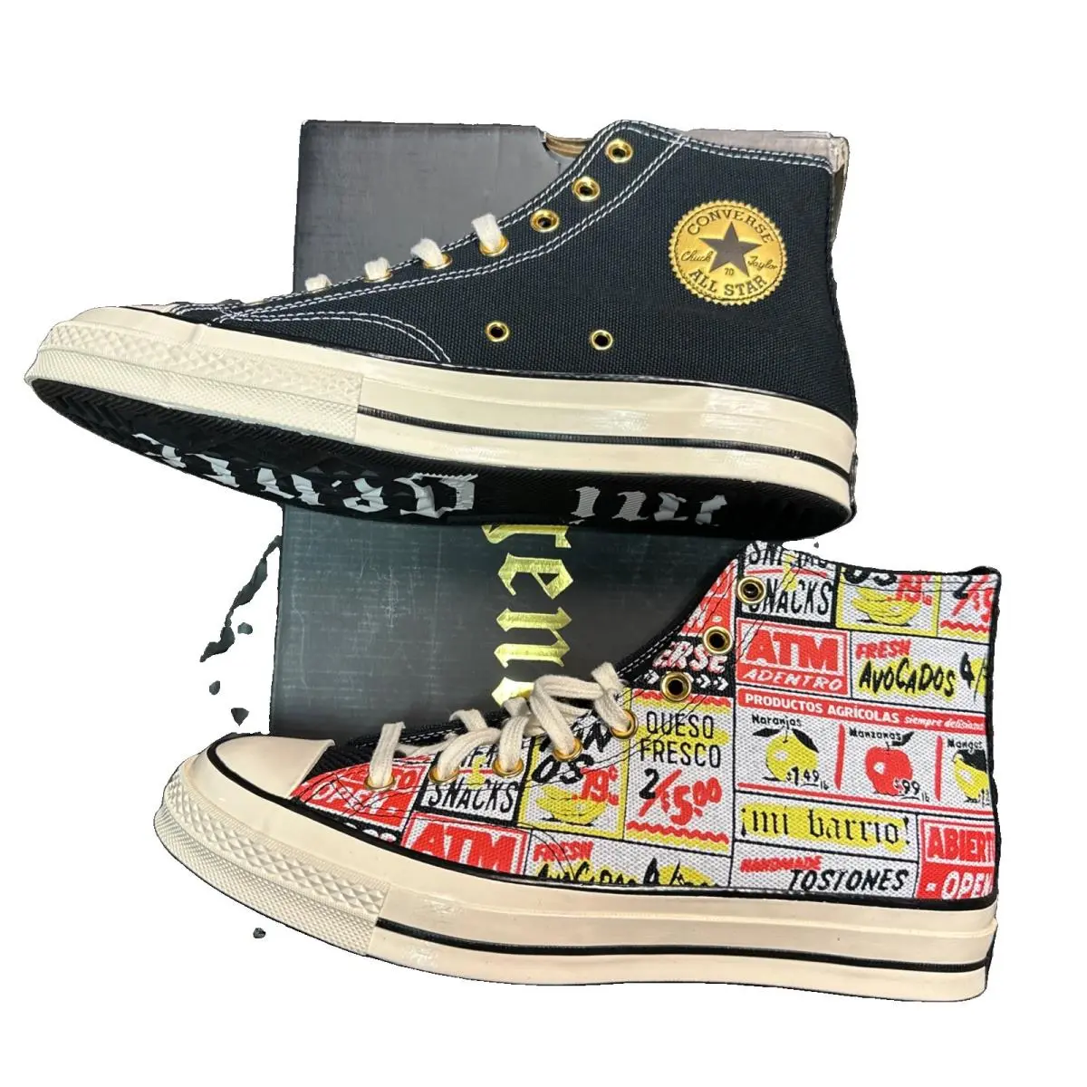 Converse shoes - Chuck 70 High Mi Gente Capsule - Black-multicolored 0