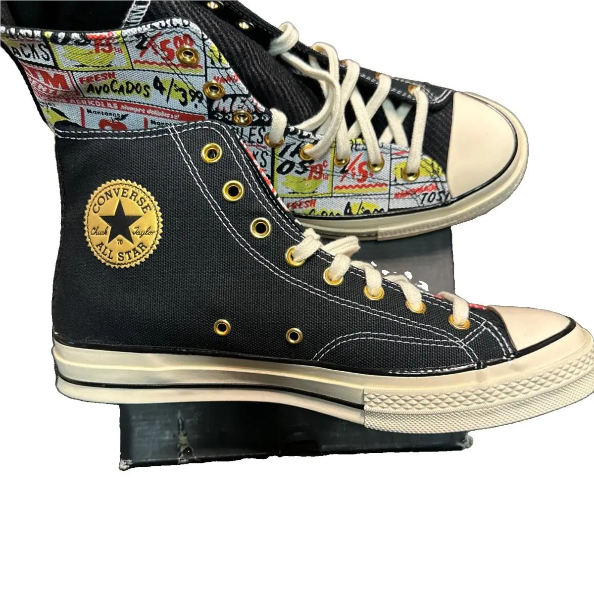 Converse shoes - Chuck 70 High Mi Gente Capsule - Black-multicolored 7