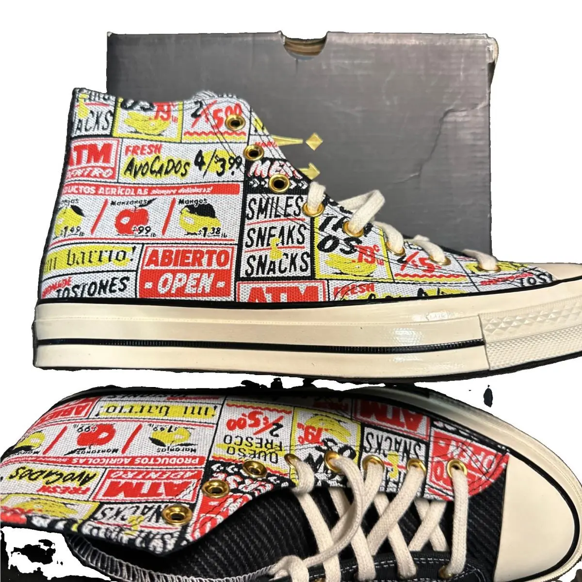 Converse shoes - Chuck 70 High Mi Gente Capsule - Black-multicolored 8