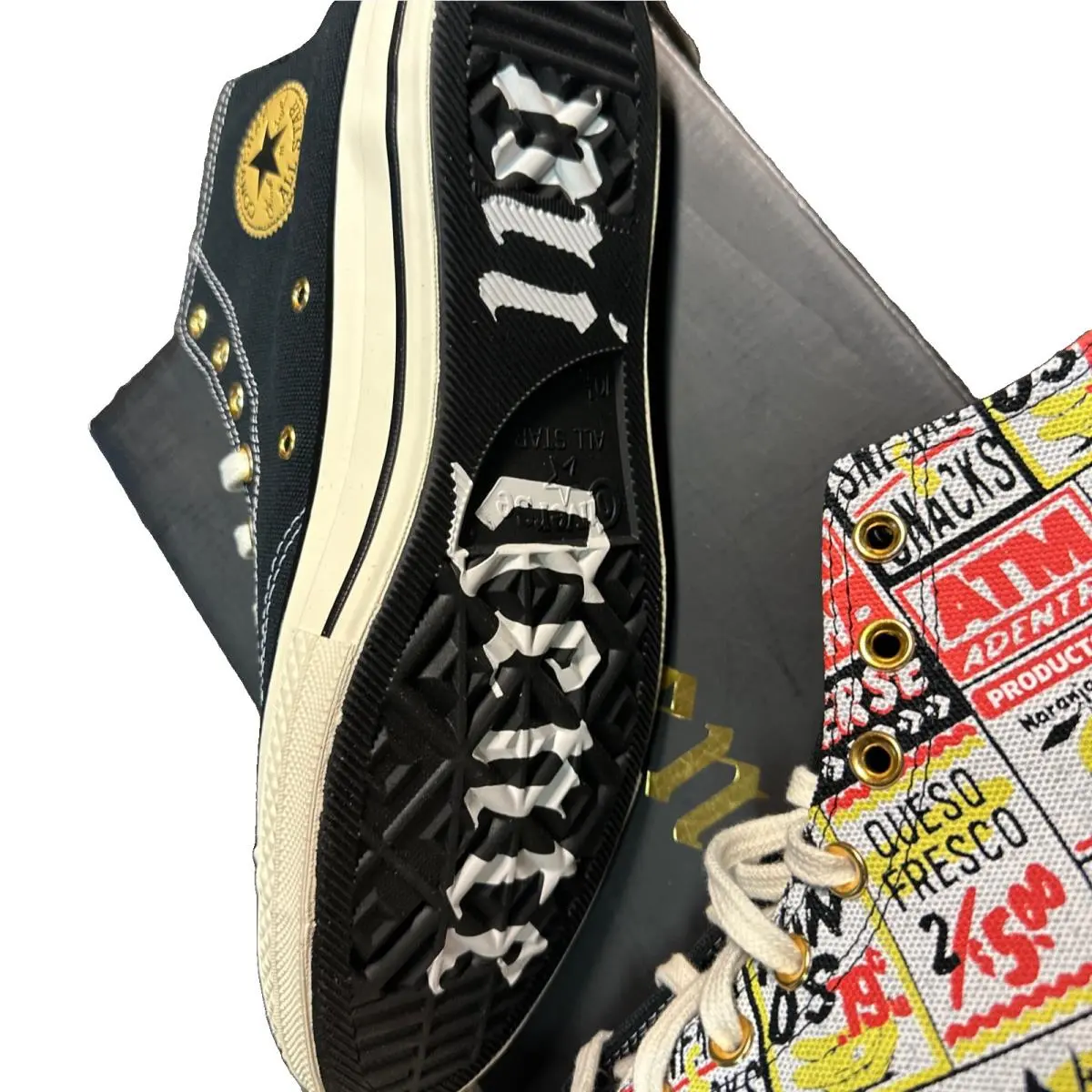 Converse shoes - Chuck 70 High Mi Gente Capsule - Black-multicolored 1