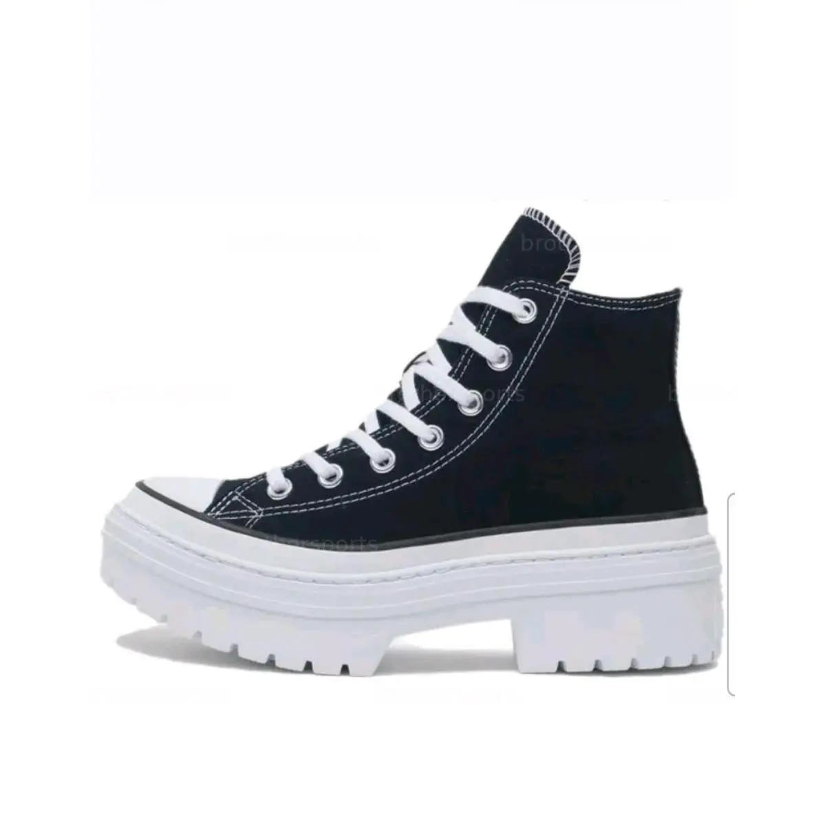 Converse shoes - Converse Chuck Taylor All Star Lugged Heel Lift Platform - Black White 0