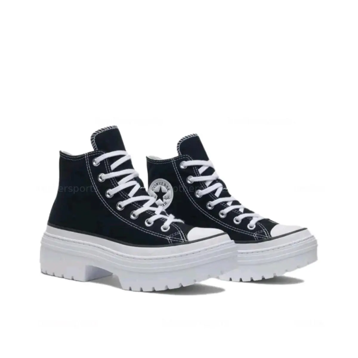 Converse shoes - Converse Chuck Taylor All Star Lugged Heel Lift Platform - Black White 2