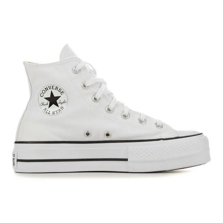 Converse Chuck Taylor All Star Lift Hi White Platform Sneakers 560846F Size 11