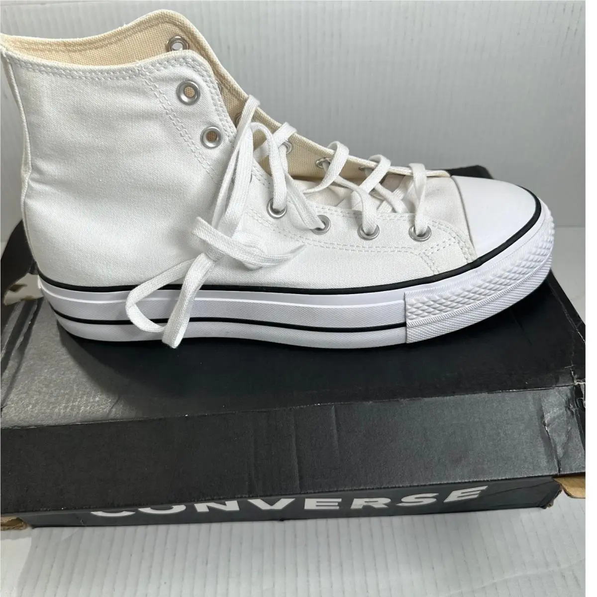 Converse shoes - Converse Chuck Taylor All Star Lift Hi - White 0