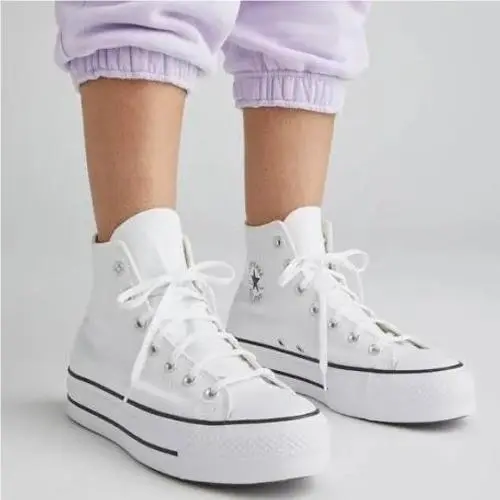 Converse shoes - Converse Chuck Taylor All Star Lift Hi - White 3