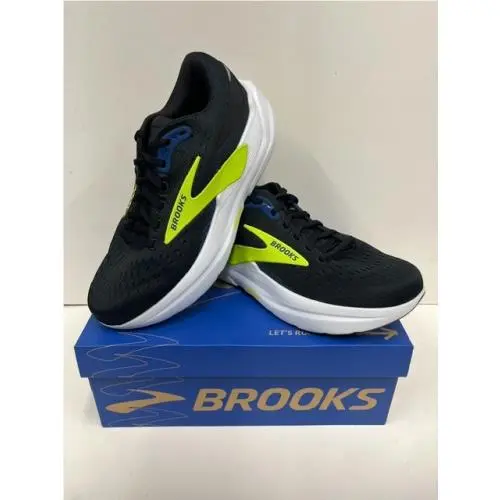 Brooks shoes - Brooks Ghost Max 3 - Ghost Max - Black/Navy/Acid Lime (078) 6