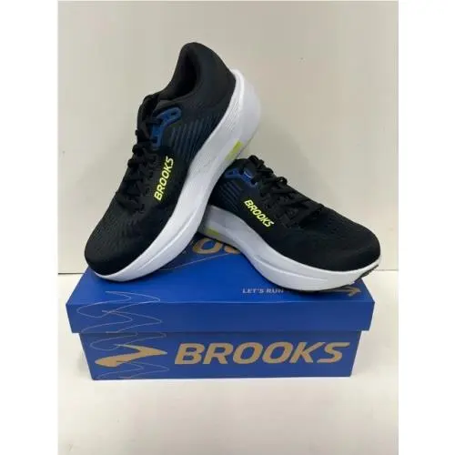 Brooks shoes - Brooks Ghost Max 3 - Ghost Max - Black/Navy/Acid Lime (078) 7