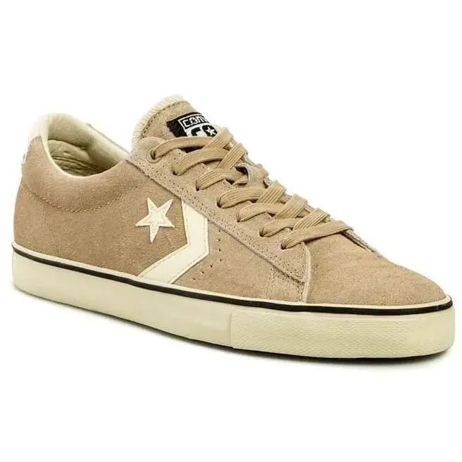 Cons  Pro Leather Vulc Shoes in Beige - Size M/10.5 W/12 by Converse