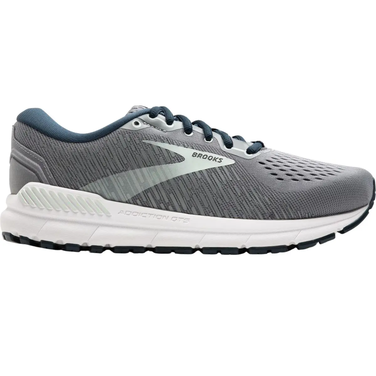 Brooks Addiction Gts 15 Women Running Shoes US Size 6-11 Colors - Grey/Navy/Aqua
