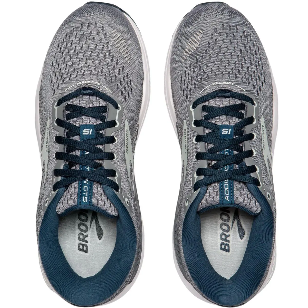 Brooks shoes - Brooks Addiction GTS 15 - Addiction GTS - Grey/Navy/Aqua 2