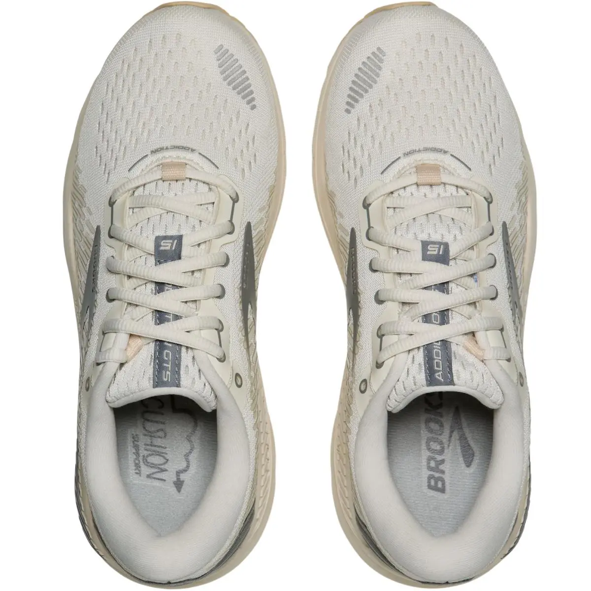 Brooks shoes - Brooks Addiction GTS 15 - Addiction GTS - Grey/Navy/Aqua 12