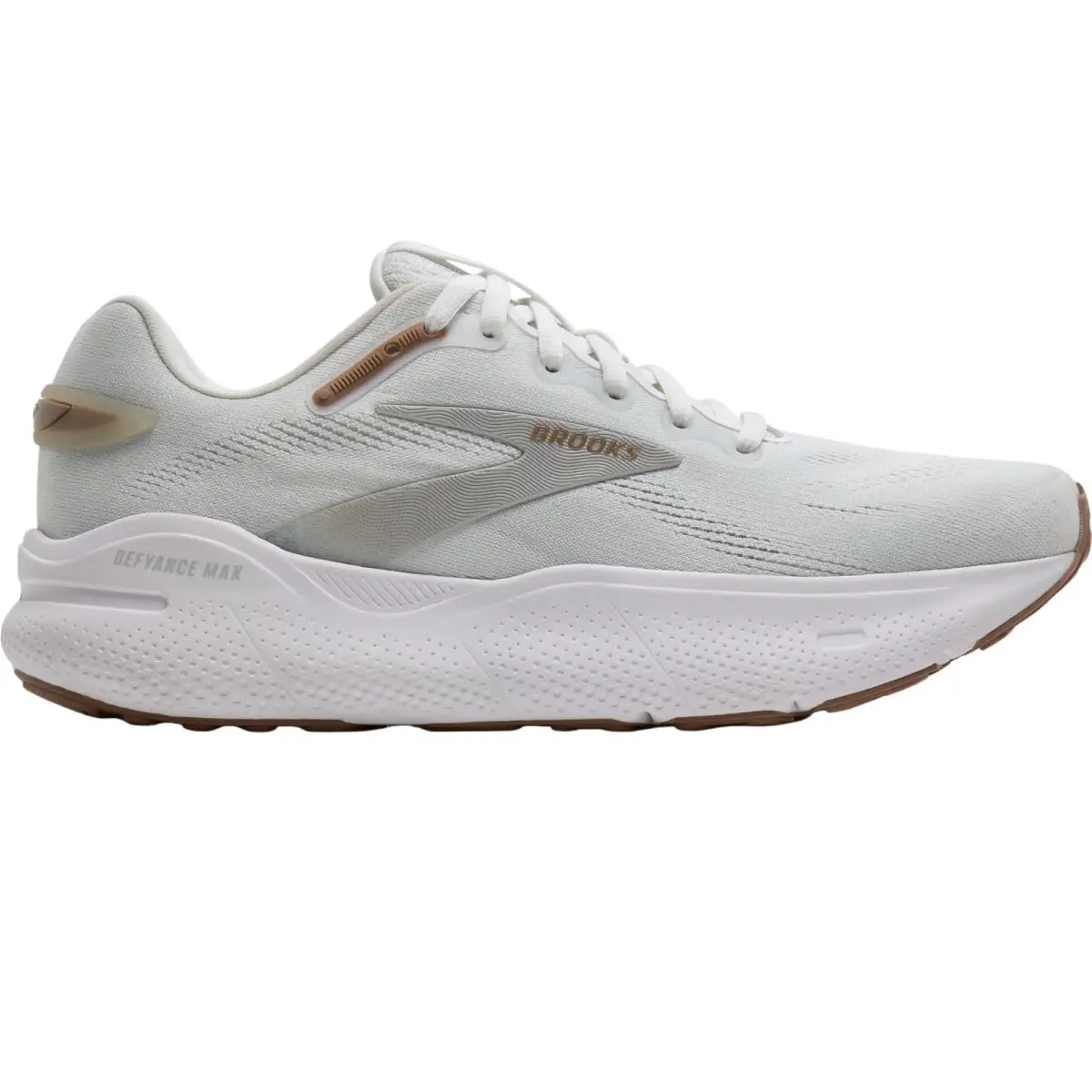 Brooks shoes - Brooks Defyance Max - Defyance Max - Bright White/Oyster/Portabella 9