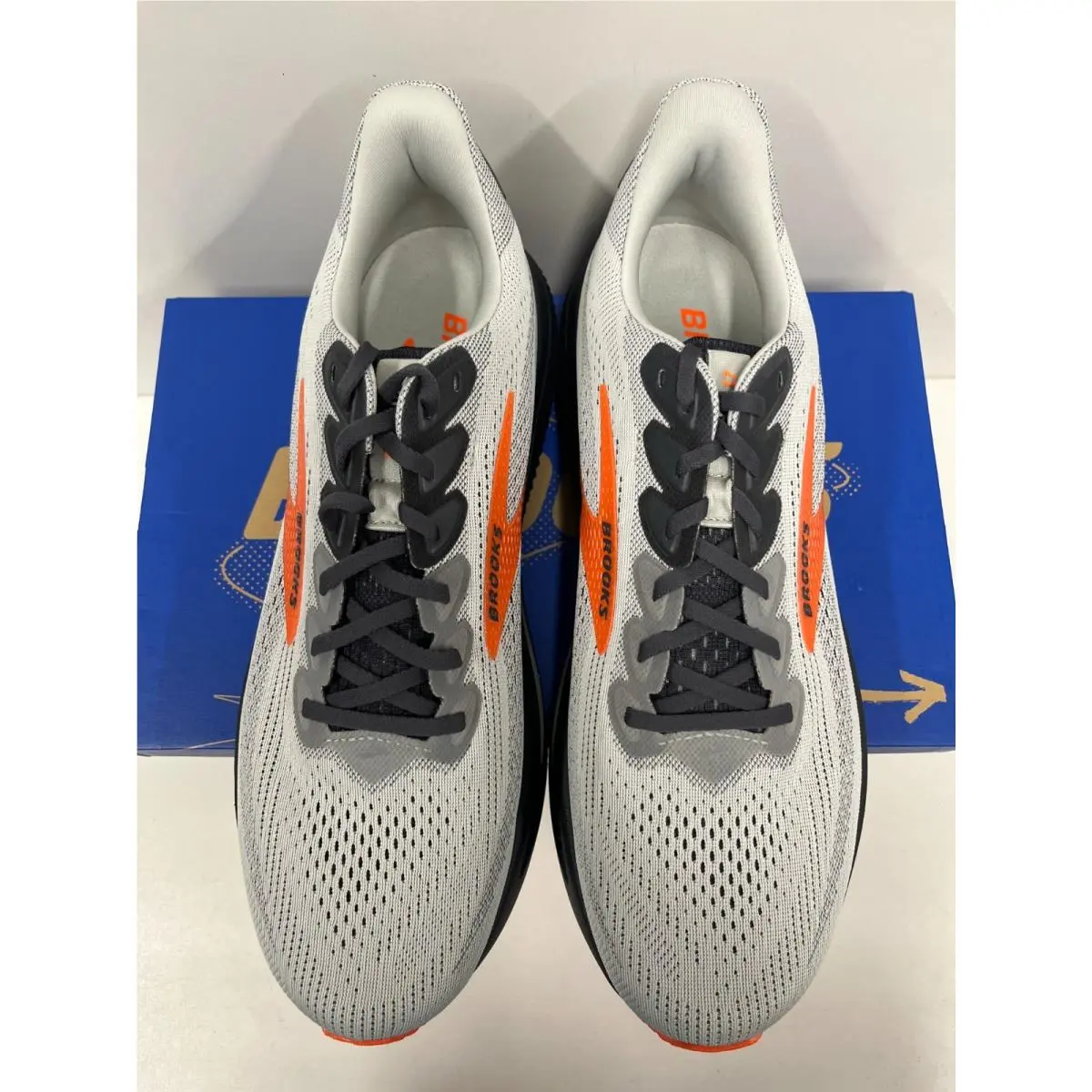 Brooks shoes - Brooks Ghost 17 - Ghost - Oyster Mushroom/Orange/Ebony (048) 1