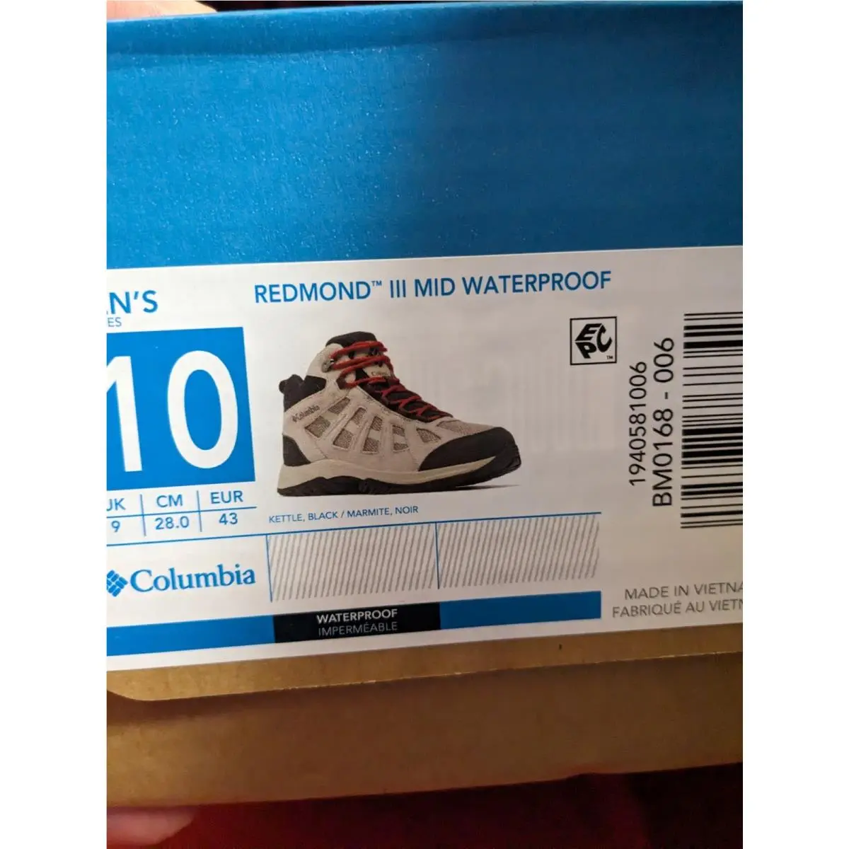 Columbia shoes - Redmond III MID - Redmond III MID - YM0750 - Multicolor 10