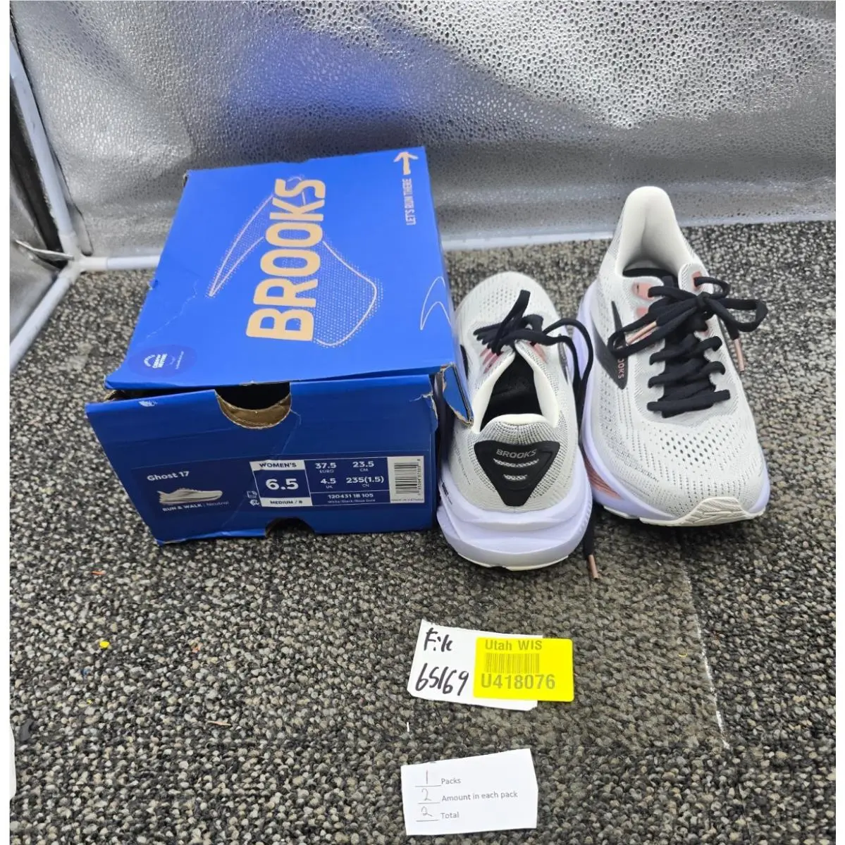 Brooks shoes - Brooks Ghost 17 - Ghost - Multicolor (UPC: 0195394673609) 6