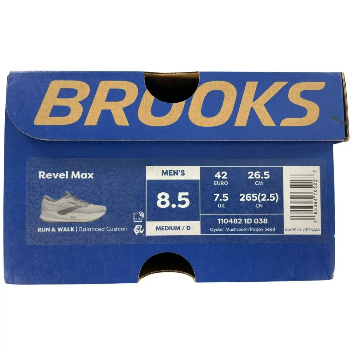 Brooks shoes - Brooks Revel - Revel - Gray 6
