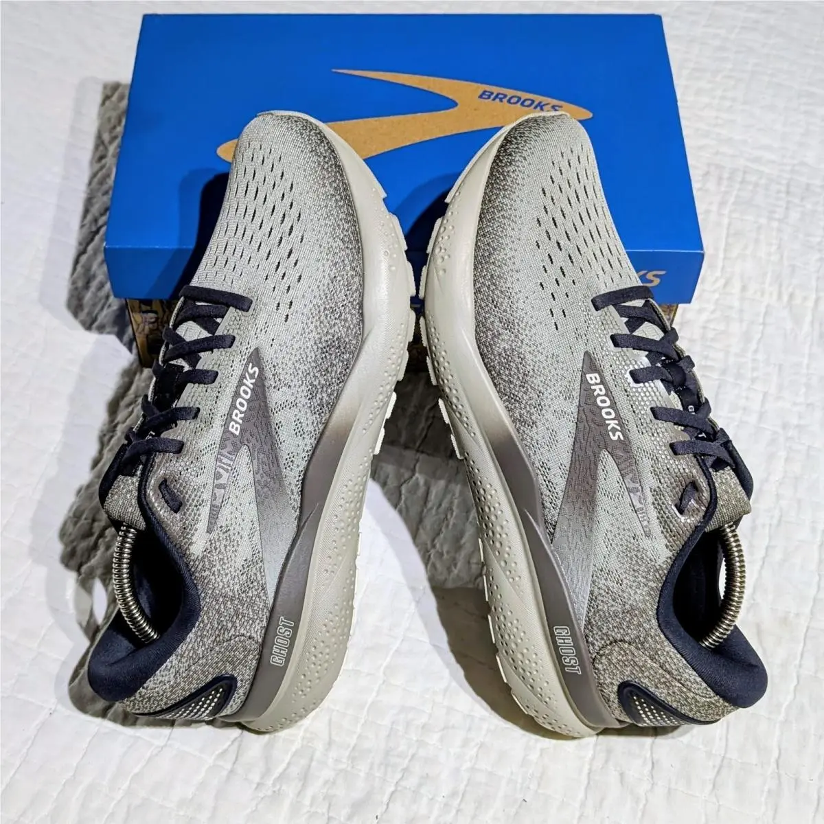 Brooks shoes - Brooks Ghost 16 - Ghost - 1104181D240 - Beige, Gray 7