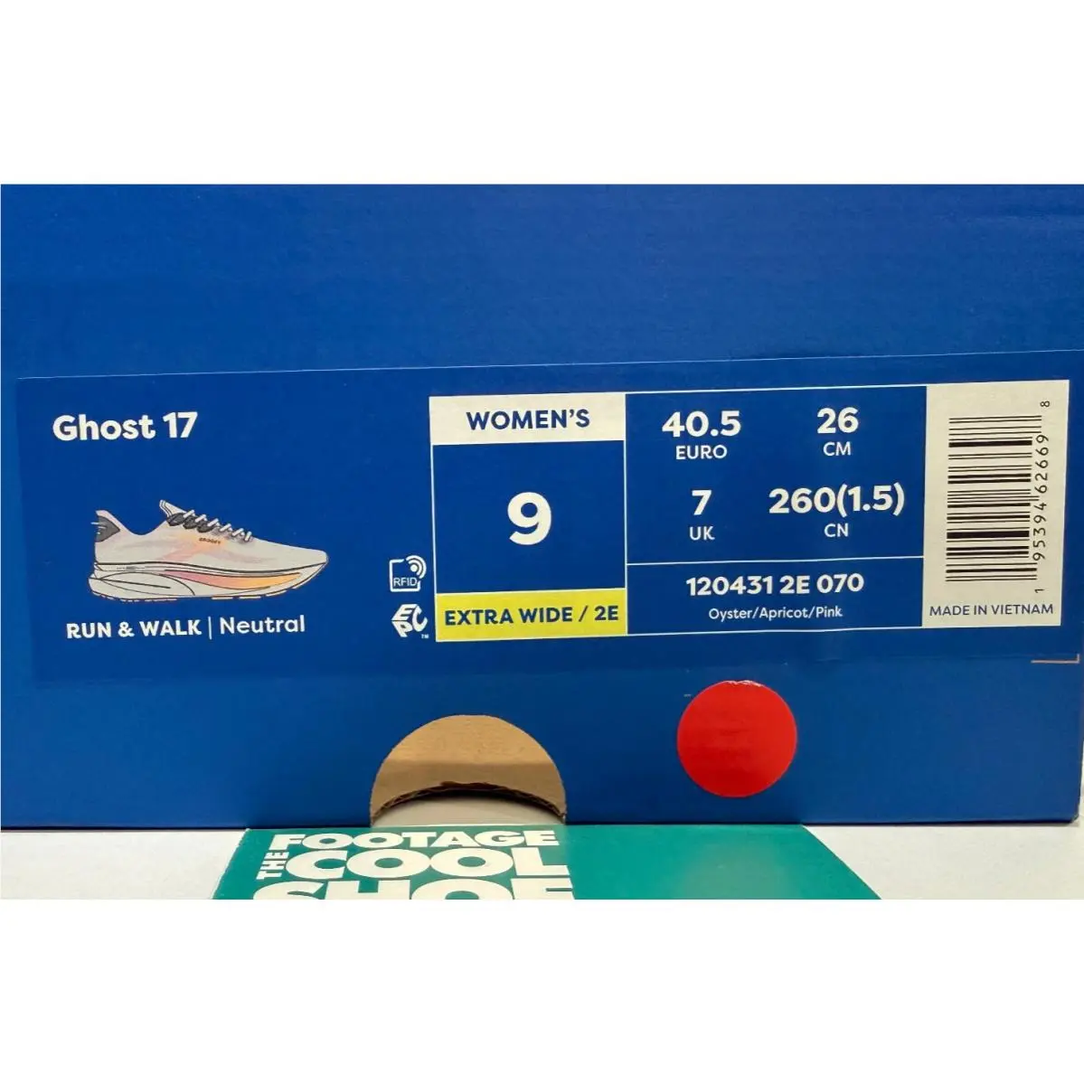Brooks shoes - Brooks Ghost 17 - Ghost - 120431-2E-070 - Gray 11
