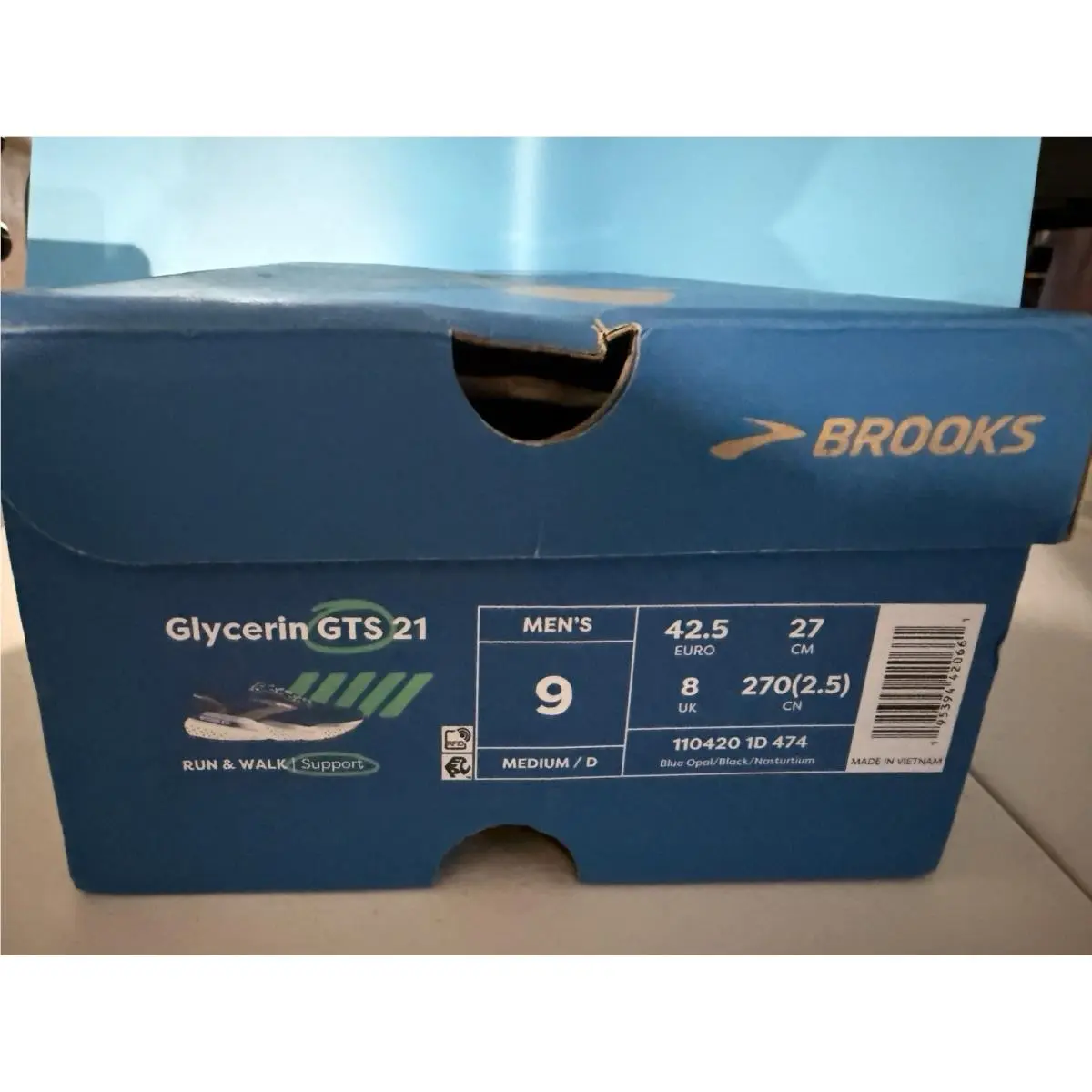 Brooks shoes - Glycerin 21 - Glycerin - 110419-1D-474 - Blue 0