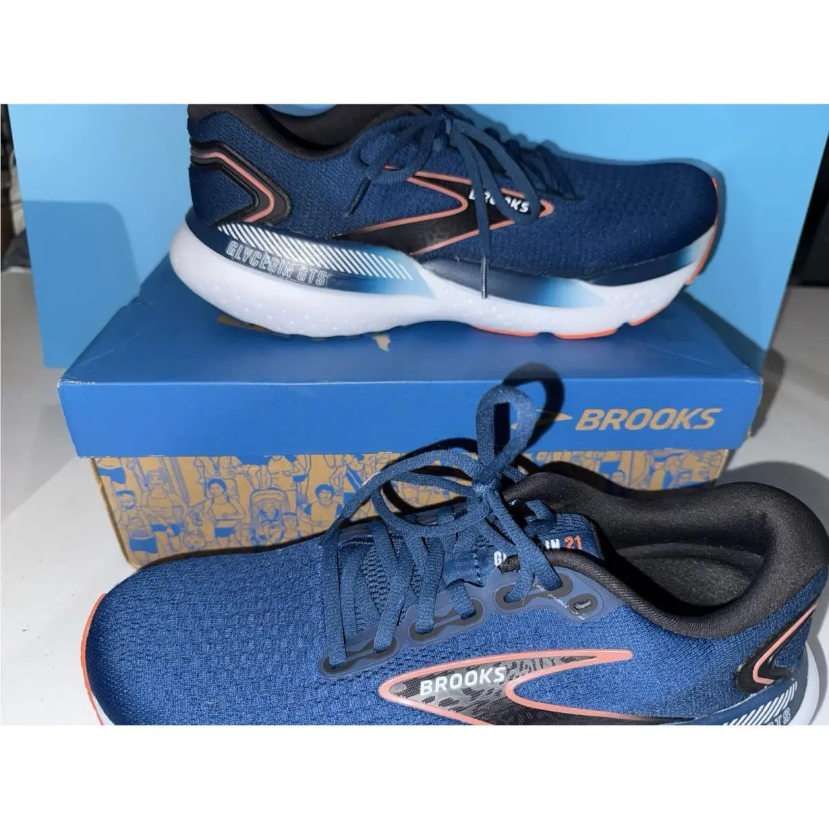 Brooks shoes - Glycerin 21 - Glycerin - 110419-1D-474 - Blue 4