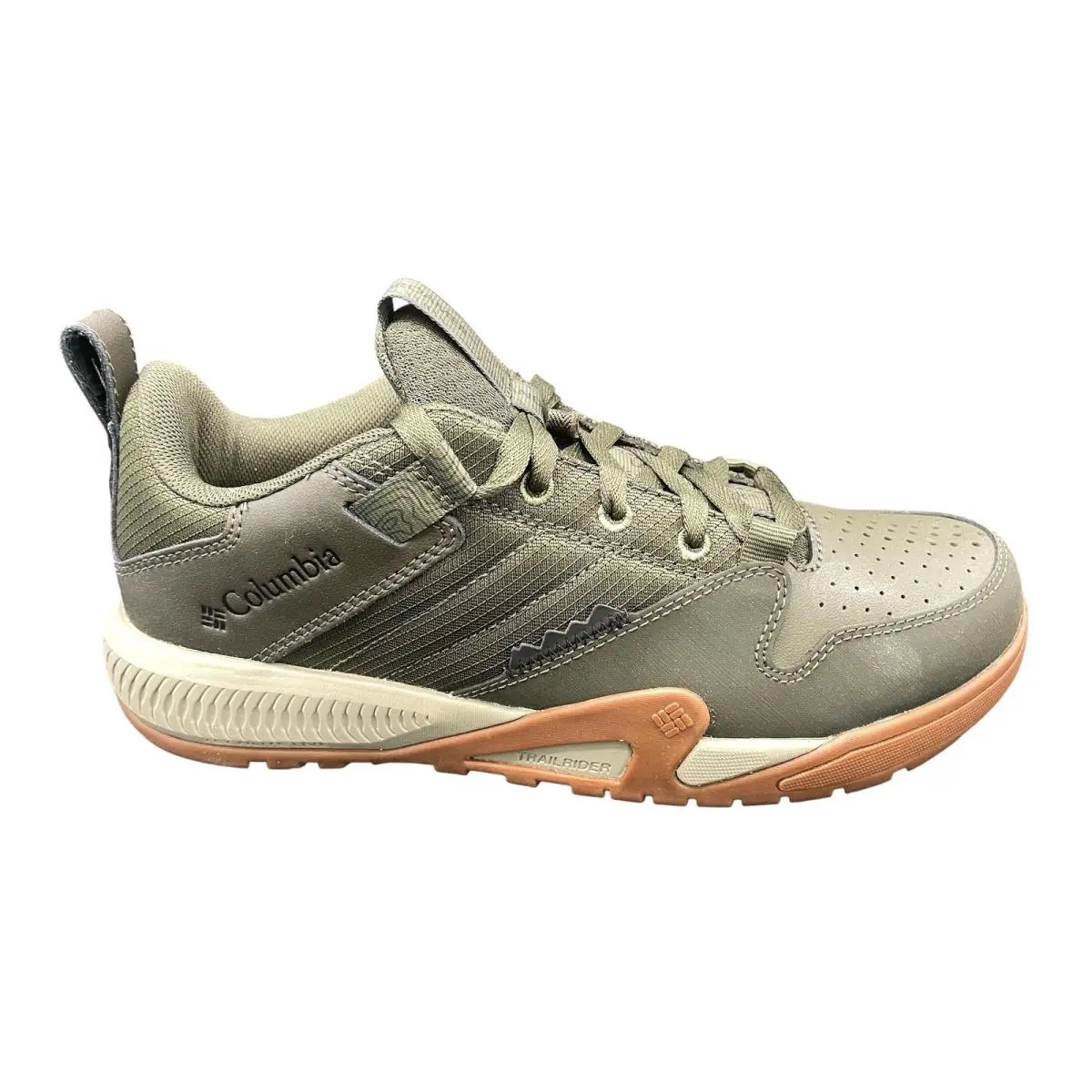Columbia Men Running Sneaker BM6631 Landroamer Trailrider Peatmoss Size 8 M