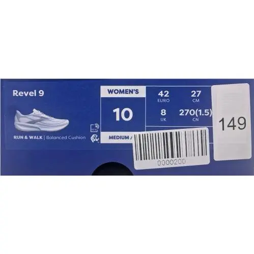 Brooks shoes - Brooks Revel - Revel - White 9