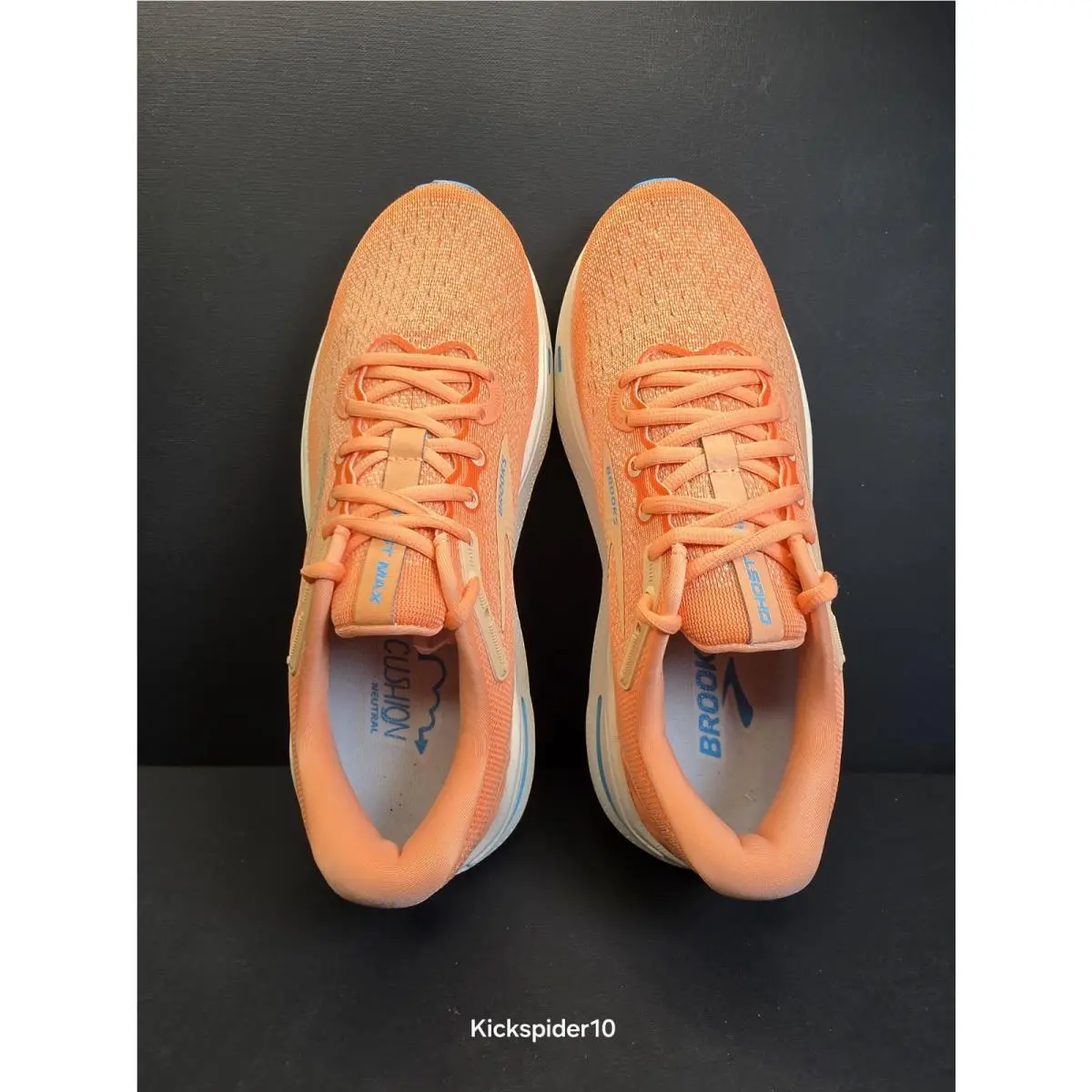 Brooks shoes - Brooks Ghost Max - Ghost Max - 1203951B818 - Papaya Apricot Blue 6