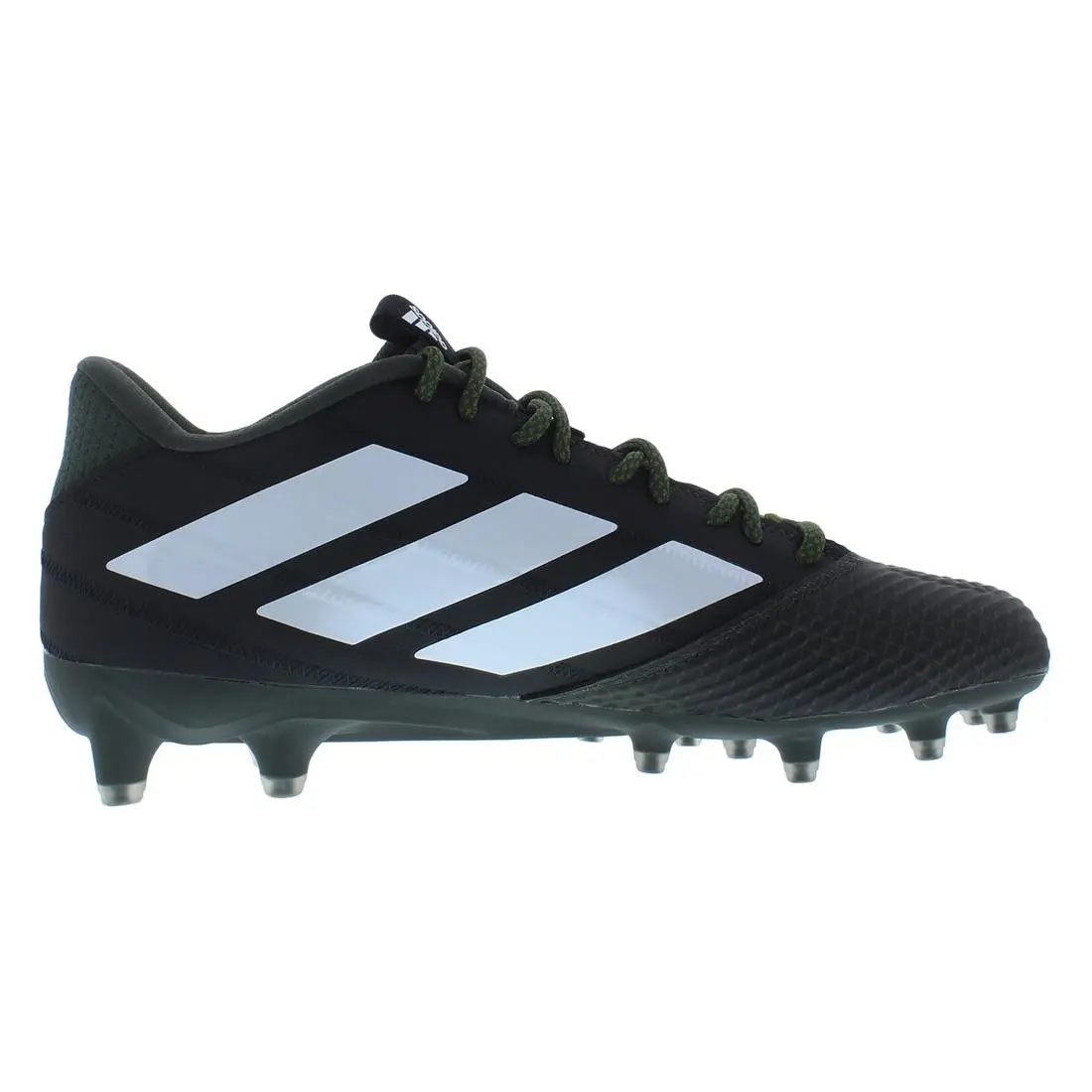 Adidas shoes - Black/White/Green, Main: Black 1