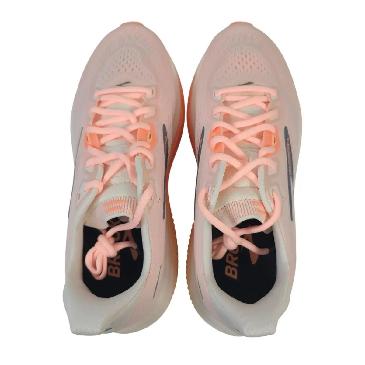 Brooks shoes - Brooks Ghost - Ghost - White, peach, grey 4