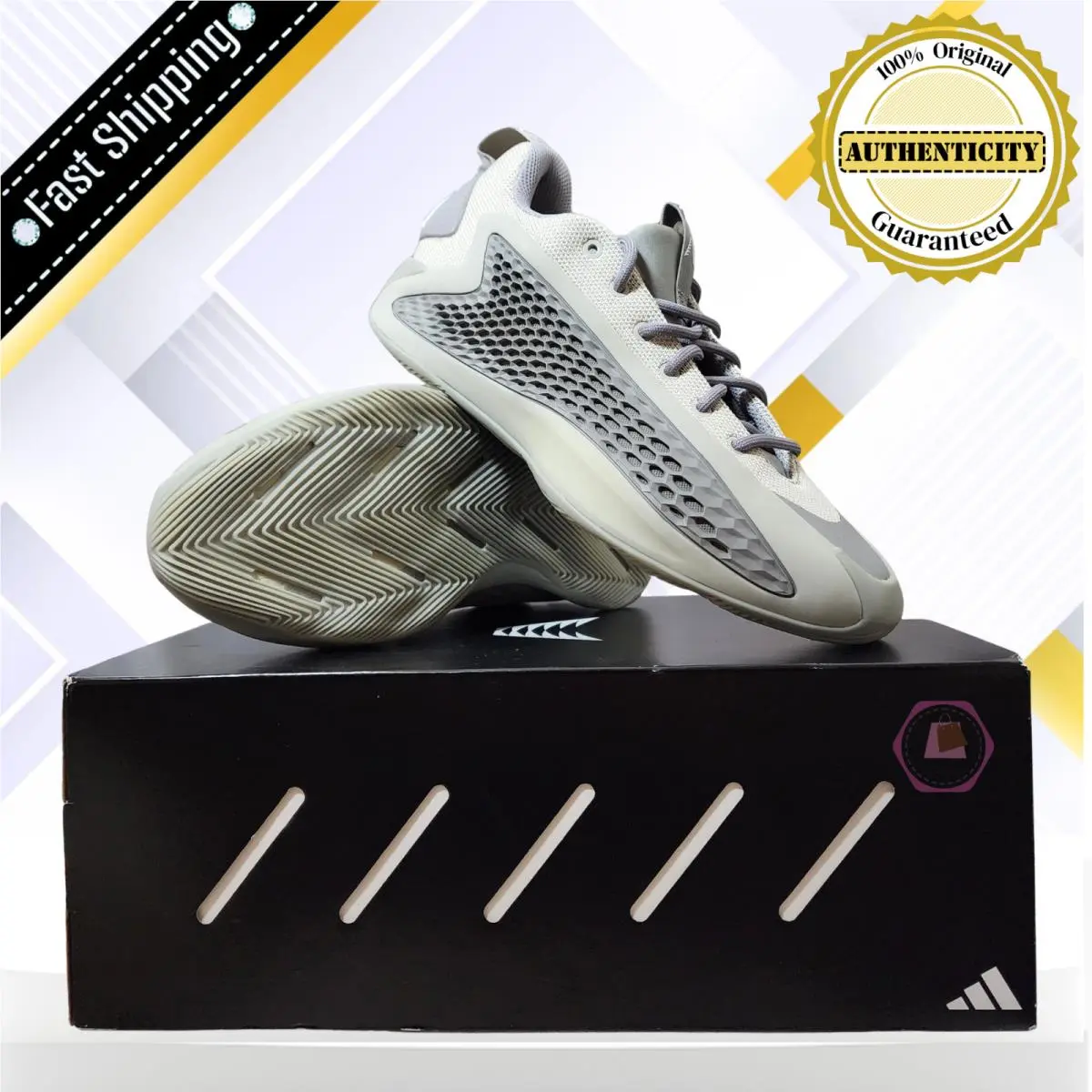 Adidas shoes - adidas AE 1 Low - Low - JS1775 - Gray, Manufacturer: Metal Grey / Dove Grey / Cloud White