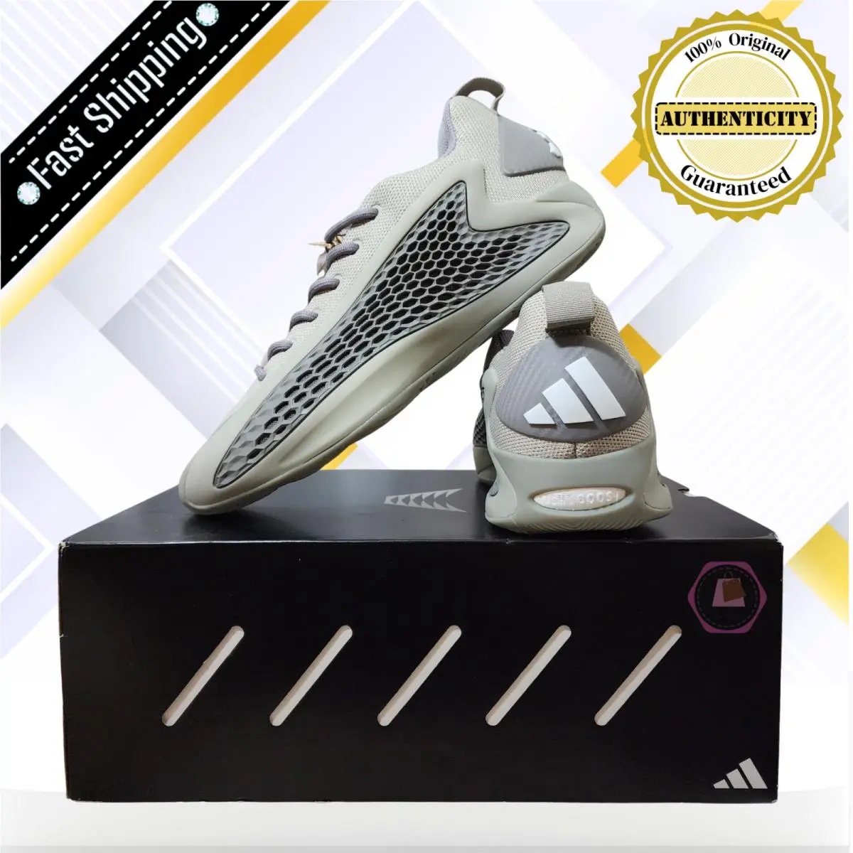 Adidas shoes - adidas AE 1 Low - Low - JS1775 - Gray, Manufacturer: Metal Grey / Dove Grey / Cloud White