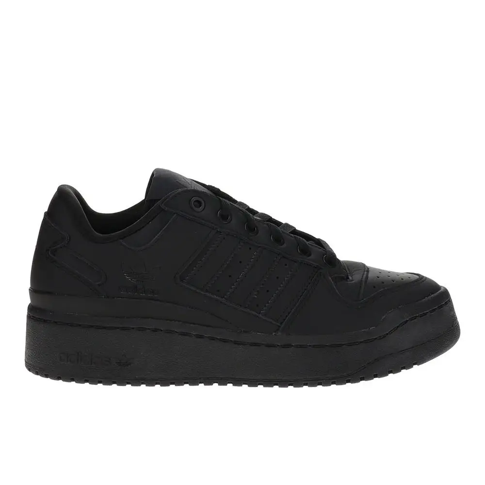 Adidas Forum Bold Stripes Womens Black Sneakers Casual Shoes ID6844 - Black