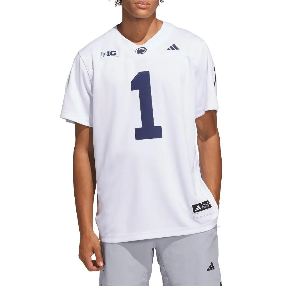 Adidas clothing - adidas Premier Penn State Nittany Lions Away Jersey - SB1158-KX8289 - White 1