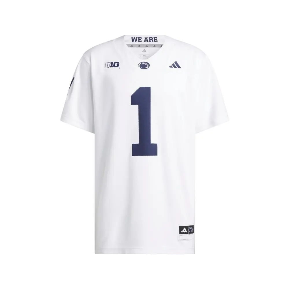 Adidas clothing - adidas Premier Penn State Nittany Lions Away Jersey - SB1158-KX8289 - White 5
