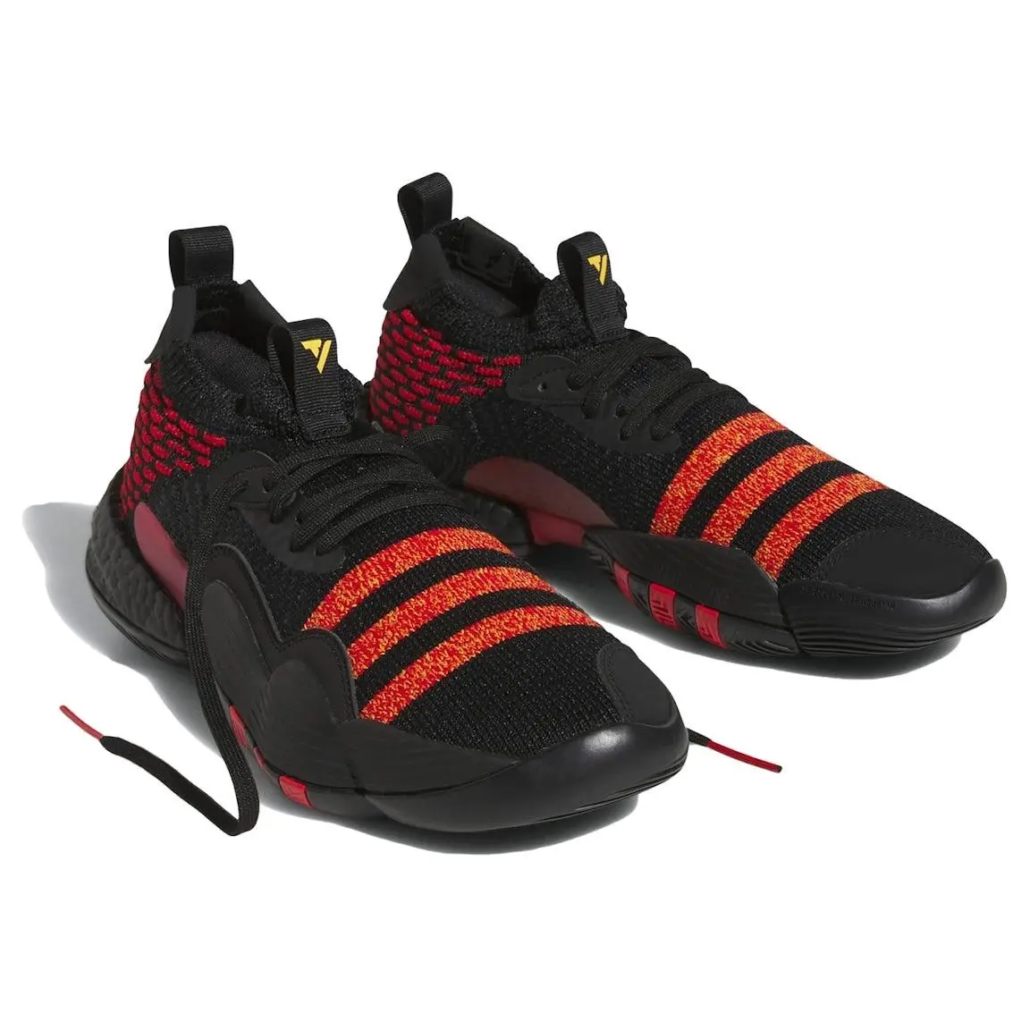 Adidas shoes - adidas Trae Young 2 - Trae Young - HQ0986 - Black, Manufacturer: Core Black/Better Scarlet/Bold Gold 0