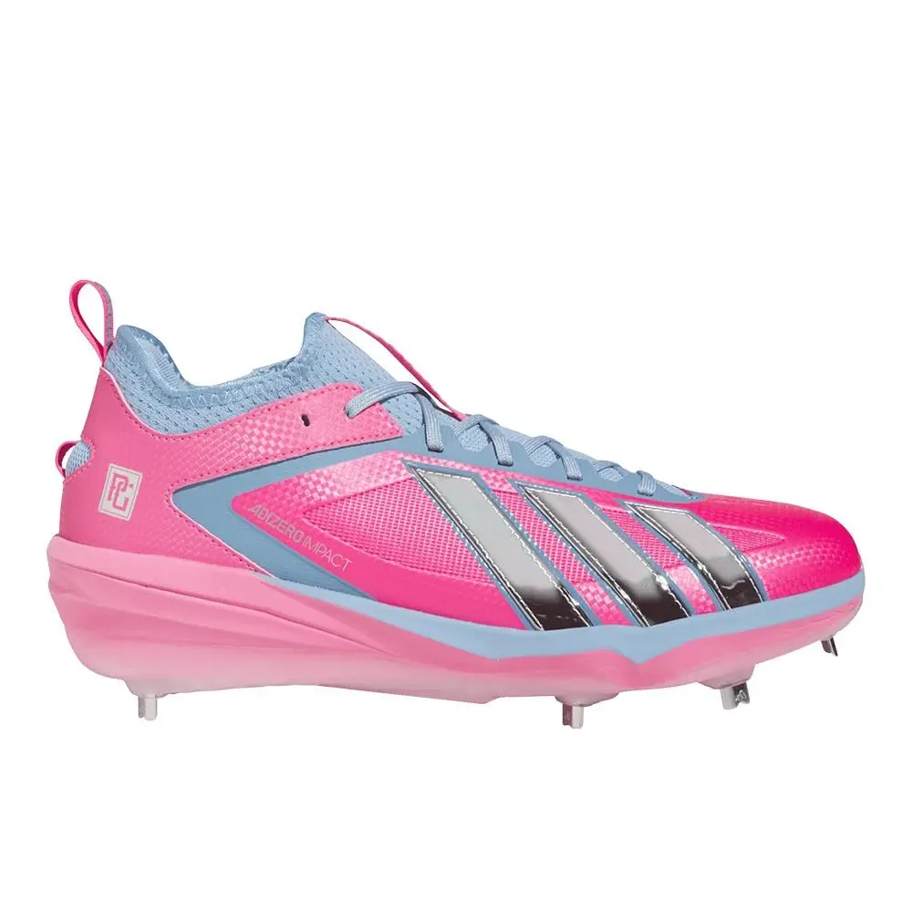 Adidas Adizero Impact 3.0 Racing Team X Perfect Game Mens White Sneakers Athleti